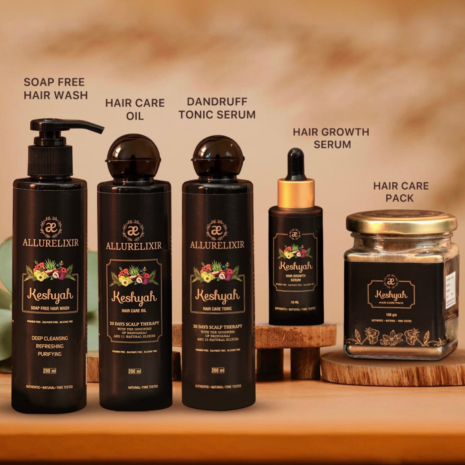 Keshyah : 5 in 1 Hair Care Kit