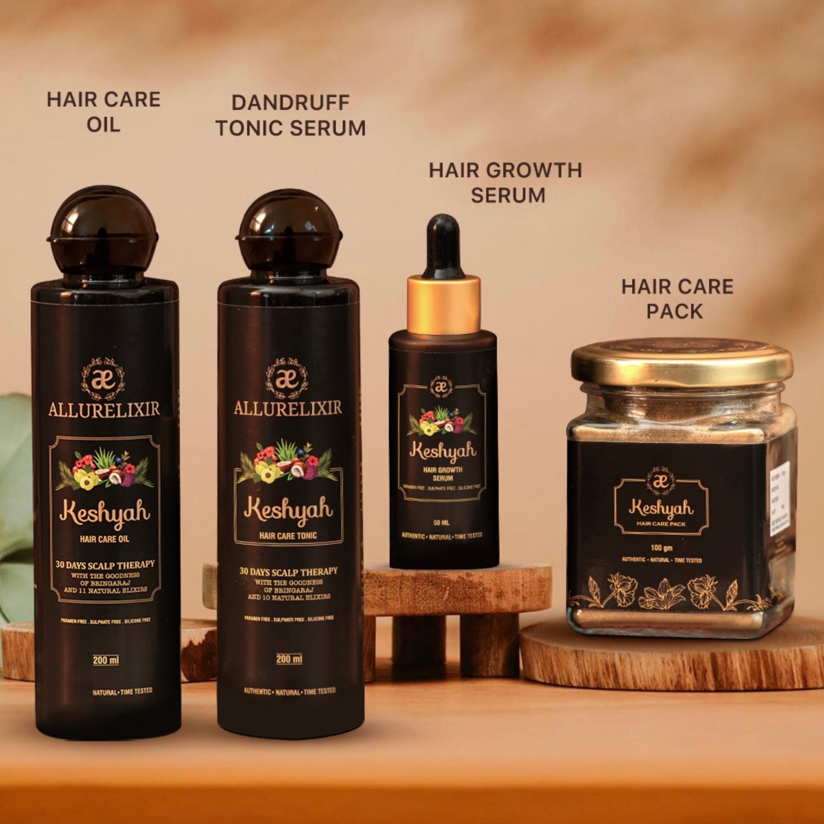 Keshyah : 4 in 1 Hair Care Kit