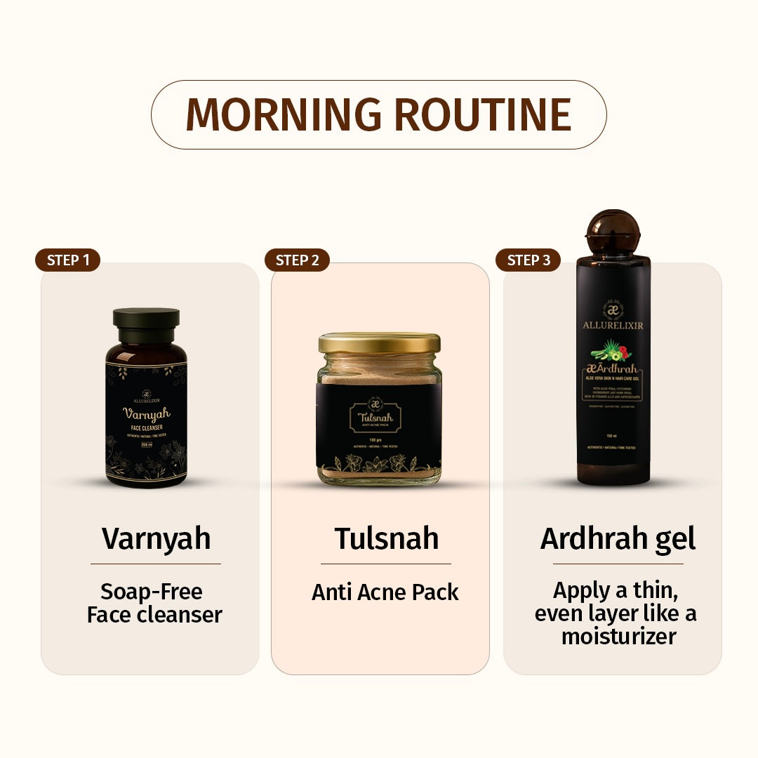 Mega Pimple & Mark Corrector kit (Tulsnah Pack + Varnyah Pack + Ardhrah Gel + Varnyah Cleanser)